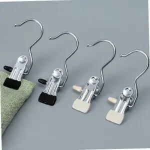 다용도 논슬립 옷걸이 집게 강력 고정 클립 색상 선택 가능