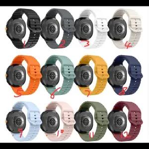 삼성 갤럭시 워치 8 스트랩 액세서리용 100개 실리콘 밴드 갤럭시 워치 8 클래식 스트랩용 스마트워치 고무