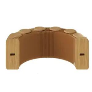 골판지 종이 벤치 의자 체어 휴대용 친환경 접이식 페이퍼 전시회 종이의자