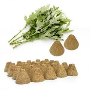 고품질 왕쑥뜸 50개입 쑥뜸 제품 자연 요법 건강 (WFKJI0U)