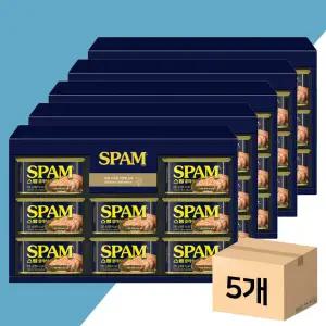 스팸선물세트 12호 BOX(5세트) 쇼핑백포함 /스팸클래식 직원단체 설날명절추석 자취생선물 CJ제일제당