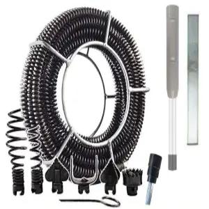 하수구 뚫는 스프링 돌돌이 장비 전동청소기 배관