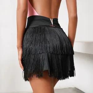 라틴댄스스커트 라인댄스 댄스치마 줌바 수술