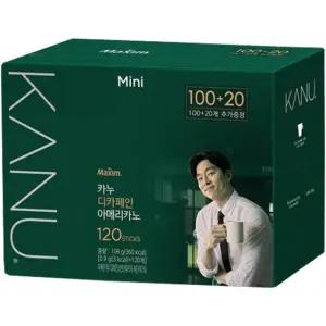 동서식품 카누 미니 디카페인 아메리카노 120T(100T+20T)