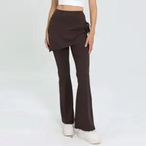 여성 힙커버 요가복 부츠컷 트레이닝 필라테스 팬츠 (WFKKIX2)