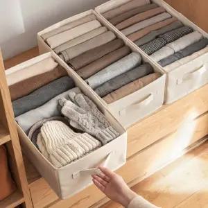 오픈형 의류 수납함 옷장 수납 방법 옷 정리 노하우 니트 보관 정리함 붙박이장 티셔츠 바지 보관함