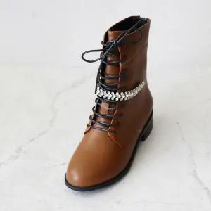 [롯데백화점]원더슈즈 샤이닝스 컴포트 쿠션 미끄럼방지 펌프스 워커부츠 3.5CM B-7876