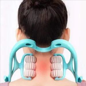 안마기 목 어깨 셀프 마사지기 핸드 지압기 롤링