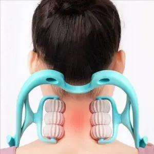 안마기 목 어깨 셀프 마사지기 핸드 지압기 롤링