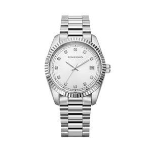 [롯데백화점]마션틴트(잡화) [로만손] 본사 정품 로만체 코인베젤 남성 메탈시계 RWTMMM5BS528WHSI0