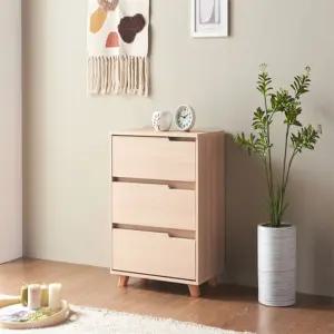 부드러운레일 핸드리스서랍장 튼튼한3단서랍장