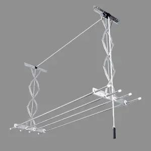 [룽스]천정건조대 빨래건조대 베란다빨래건조대 3단