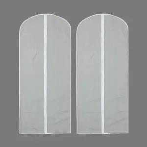 반투명 지퍼형 옷커버 의류 보관함