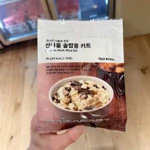 MUJI 무인양품 국내산 나물로 만든 산나물 솥밥용 키트 86g x 1개
