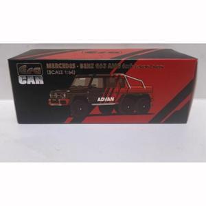 아리곱 에라 카 1:64 스케일 G63 AMG 6x6 ADVAN 다이캐스트 피젯 장난감 기념품 선물 정적 디스플레이 취미