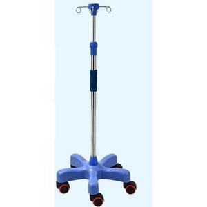 수액걸이 링거대 병원폴대 1 폴대 이동식 용품 링거거치대 A타입 파랑