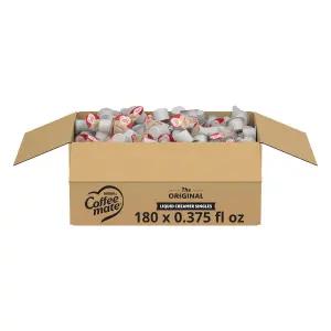 네슬레 커피 메이트 크리머 오리지널 리퀴드 싱글 무유 냉장 0.375온스 통(180팩)