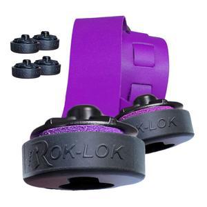 Rok-Lok PRO 기타 스트랩 락 2팩 - 전기, 어쿠스틱 및 베이스 기타용 긁힘 방지 코팅이 된 범용 잠금 세트 고무 보호 기능이 있는 장치 모드 없음, 도구 필요 없음