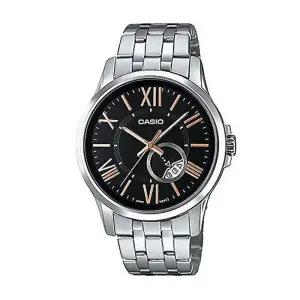 [카시오]카시오 MTP-E105D-1A 클래식 남성 아날로그 메탈 손목 시계