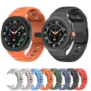 삼성 갤럭시 워치 8용 실리콘 스트랩 40mm 44mm 갤럭시 워치 8 클래식 46mm 액세서리 스트랩