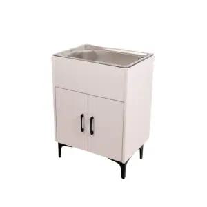 사무실 씽크대 간이 미니 개수대 사무실싱크대 보조 하부장 수전없음 간이개수대