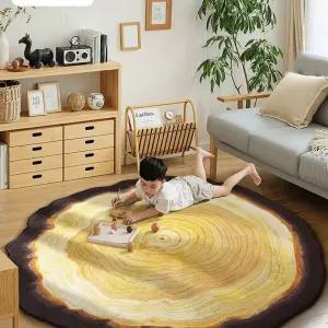 원형 비정형 방바닥매트 거실러그 페르시안 칸러그 20x60cm 양탄자