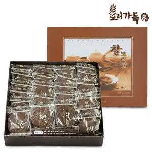 [푸른들] 달콤하고 쫀득한 초코찰보리빵 선물세트(18개입/무방부제)