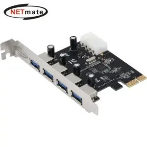 강원전자 넷메이트 NM-PU34 USB3.0 4포트 PCI Express 카드4포트시리얼 4포트장비 네트워크