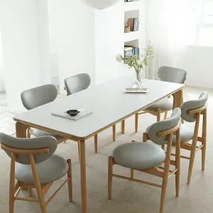 로이드 포세린 통세라믹 6인용 1800 식탁세트_의자형