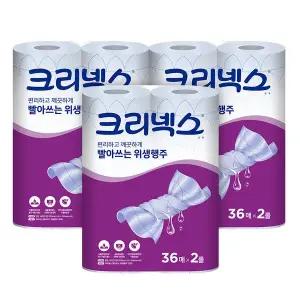 [크리넥스] 빨아쓰는 위생 행주 36매 2롤 3팩 47402