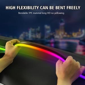 150cm 풍경창 다채로운 LED DIY 자동차 실내 숨겨진 앱 원격 제어 분위기 램프 대시보드 USB 앰비언트 라이