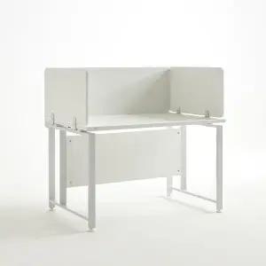 [티에스퍼니처]사무실 책상가림막 목재 스크린파티션 1800 L형