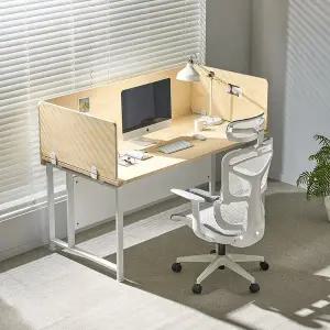 [티에스퍼니처]사무실 책상가림막 목재 스크린파티션 780 L형