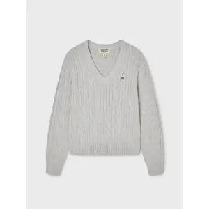 [후아유](센텀시티점)Steve V-neck Cable Sweater / WHKAG1114F