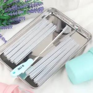 가정용브러쉬 다용도 스텐 좁은입구솔 2종세트 실용적 젖병청소브러쉬 세척솔 꼭지솔