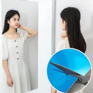 무타공 인테리어 붙이는거울 현관문 가벼운 아크릴거울 전신형