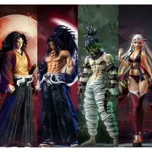 귀멸의칼날 피규어 굿즈 귀칼 다키 코쿠시보 요리이치 규타로 도우마 아카자 대형 12종