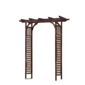 정원 아치 방부목 꾸미기 넝쿨 장미