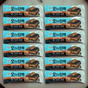하림 오늘단백 밀크초코 카라멜바 프로틴바 48g 12개입 저당 고식이섬유