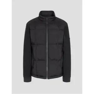 [국내백화점]  빈폴 멘 니트소매 구스 미들 다운  블랙 BC4X38O065 따뜻한  패딩