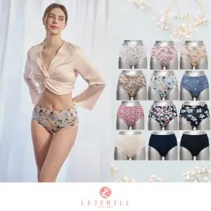 [레이프릴][레이프릴] 플라워가든 인견나염 팬티 실속패키지 12종