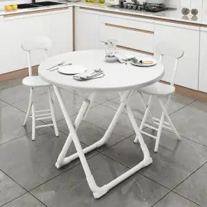 라운드테이블 접이식 폴딩 원형테이블 원형 책상 원룸