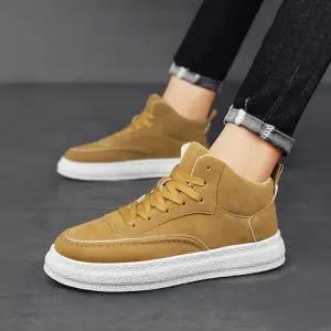 남성 2컬러 겨울 데일리 스웨이드 하이탑 스니커즈 ZG-C3599