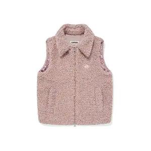 키르시 KIRSH 체리 헤어리 플리스 베스트 핑크