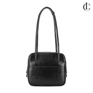 스퀘어백 여성숄더백 브라운 가방 데일리 엘케이