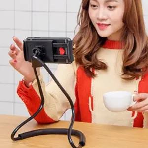 ( )활용 만점 걸이형 휴대폰 거치대 셀카봉 목걸이 거치