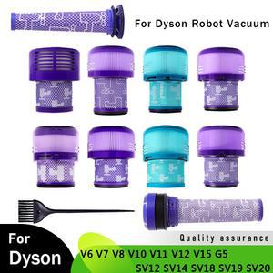 다이슨 V6 V7 V8 V10 V11 V12 V15 G5 SV12 SV14 SV18 SV19 SV20 로봇 청소기용 헤파 필터 및 브러쉬 액세서리