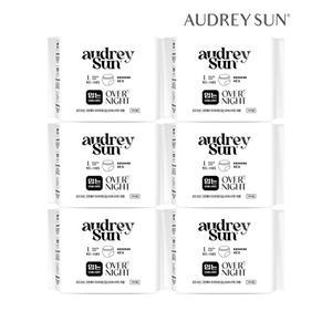 [오드리선]오드리선 NEW 그린웨이 입는 오버나이트 L 대형 4P x6개