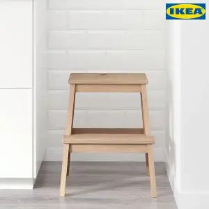 (무료배송) 이케아 무료배송 SIN 원목 발받침 다용도 스텝계단 스툴 BJ5763
