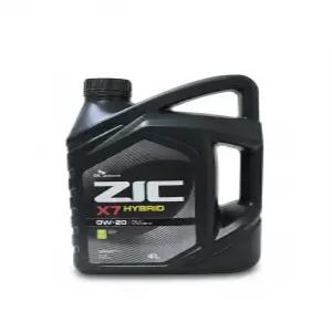 ZIC X7 HYBRID 0W20 하이브리드 가솔린 합성엔진오일 4리터